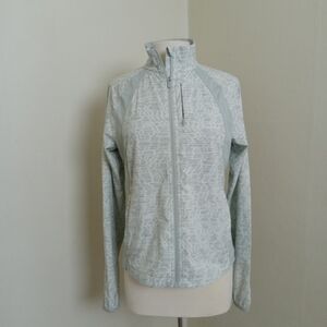 Athleta Full Zip Size Small Run With It Printed Jacket